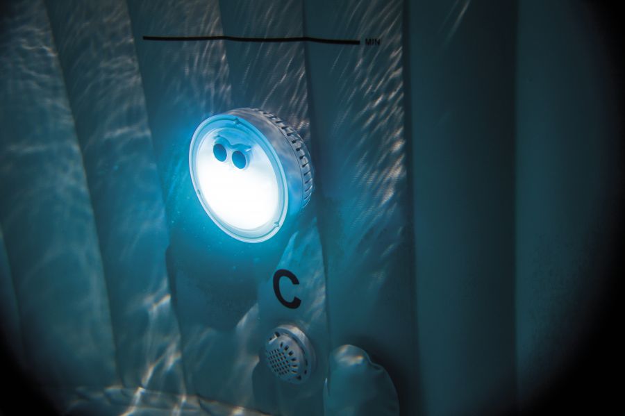 Intex Meerkleurig Led Licht op batterij voor de Bubbel Spa