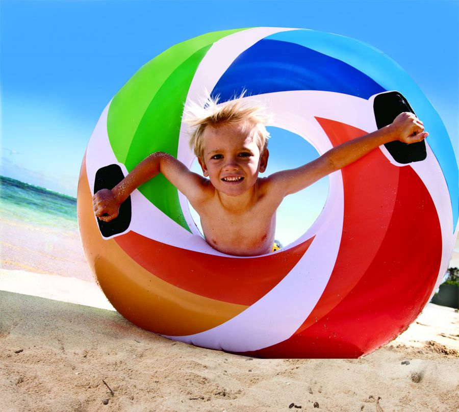 Intex Zwemband Color Whirl Tube 119 cm.