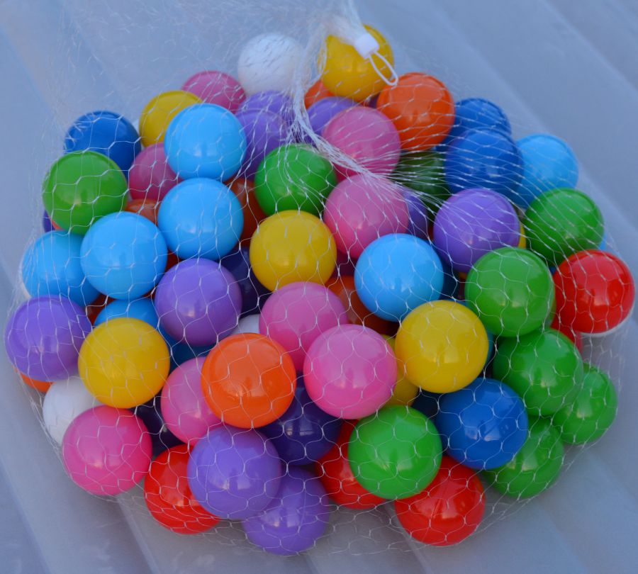 100 Ballenbakballen 10 kleuren